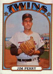 1972 Topps Baseball Cards      220     Jim Perry